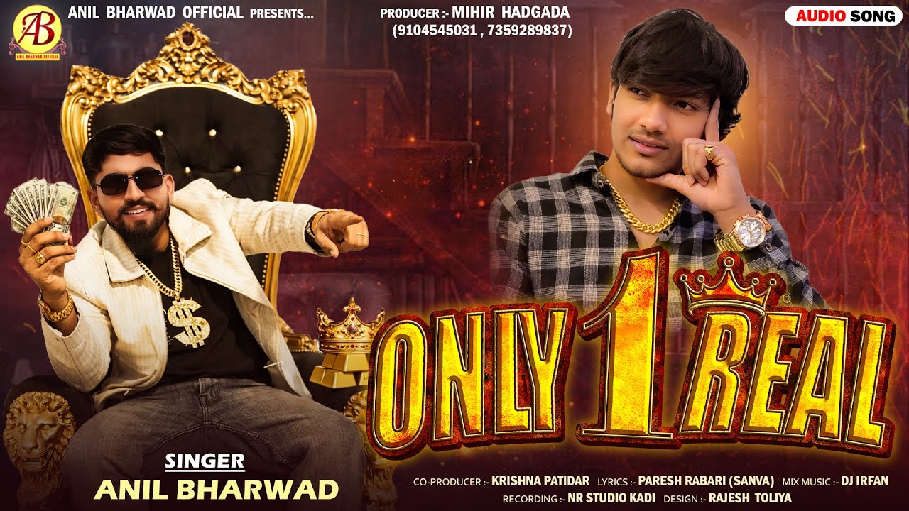 Only 1 Real - Anil Bharwad |  Remix Song | New Gujarati Attitude Song 2026 
