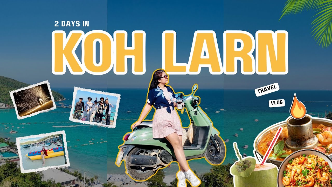 A Slow Day at Koh Larn Beach | Thailand Travel Vlog🏝️🏝️