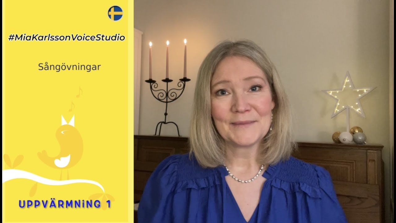 Sånguppvärmning 15 min - för mansröster eller lite lägre, bredare kvinnostämmor.