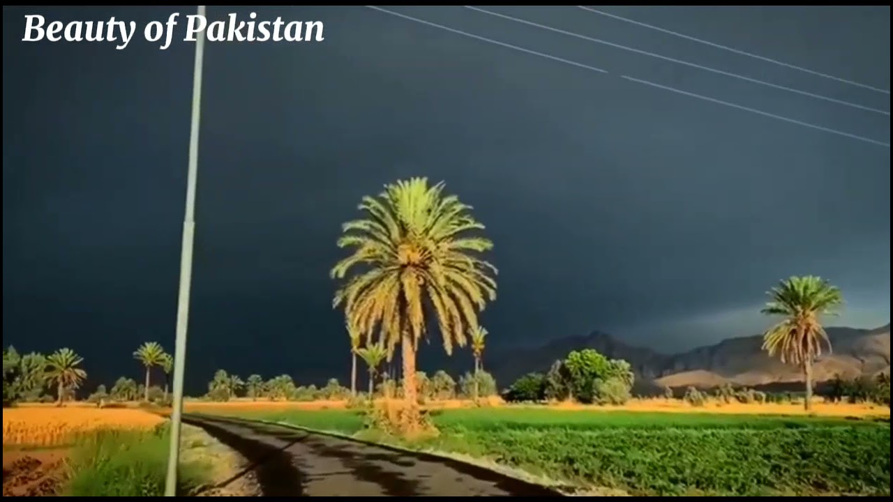 The lovely weather of Khuzdar, Balochistan, Pakistan