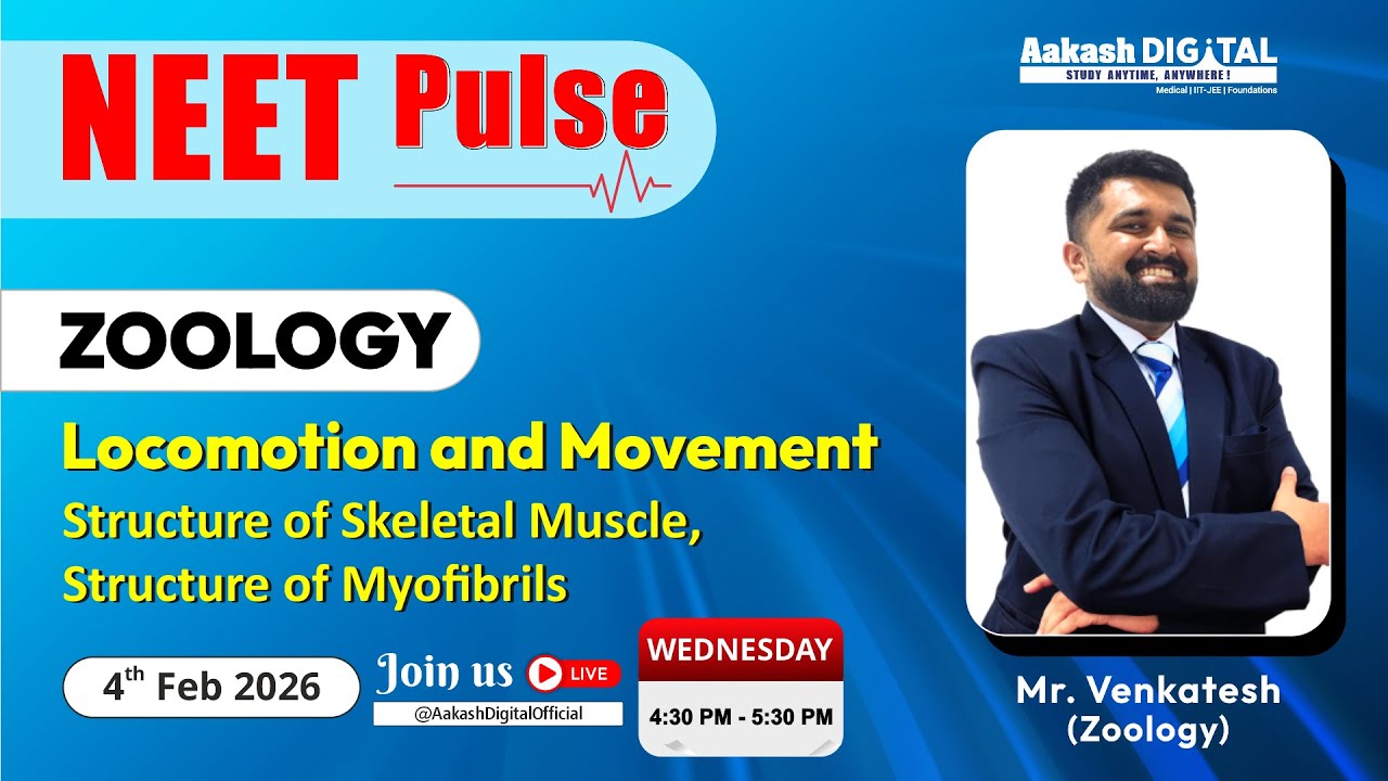 Locomotion & Movement | NEET Pulse | Zoology 📝
