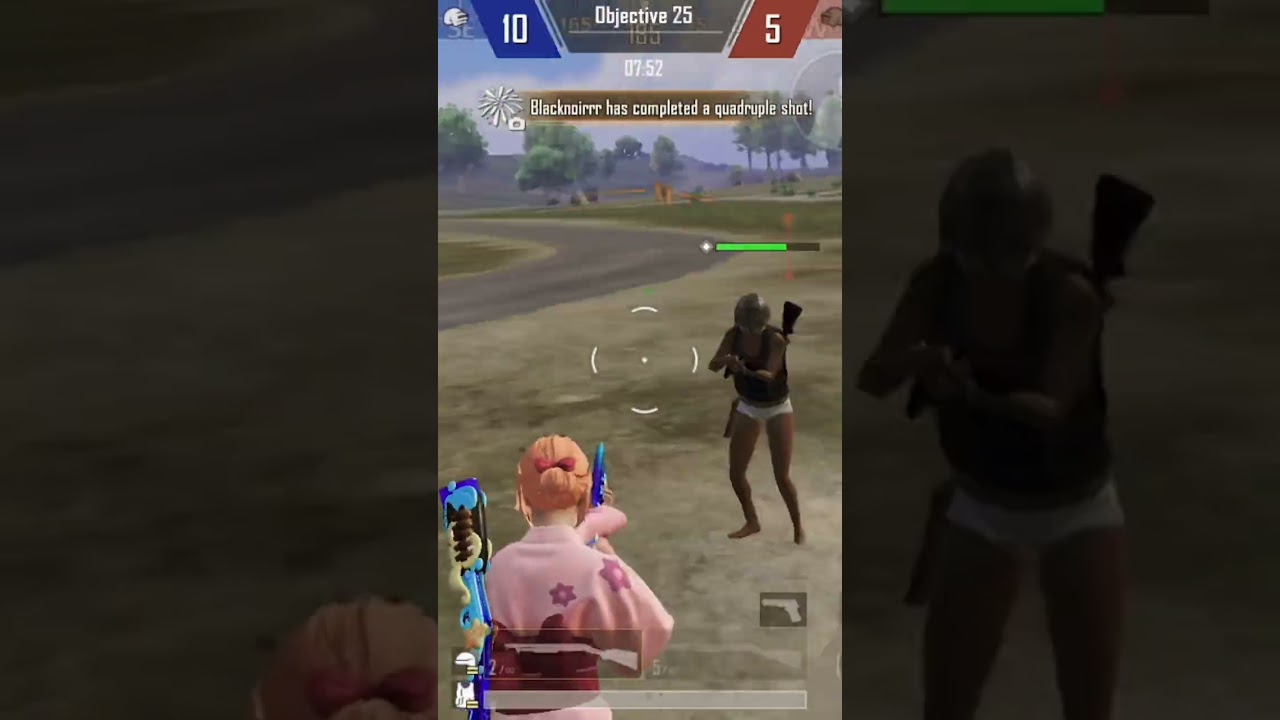 2v2 shotguns fight🥵 #bgmi #opninja