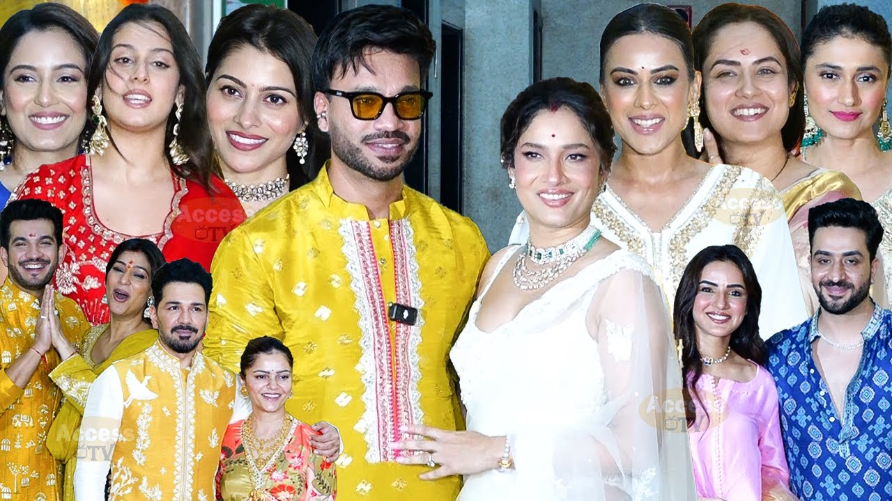 UNCUT | Ankita Lokhande & Vicky Jain's Ganpati 2025 | Isha Malviya,Rubina,Arjun,Neha,Jasmin,Aly,Puja