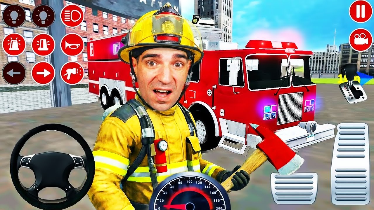 EL PEOR BOMBERO DEL MUNDO !! 🔥😅 | Fire Truck Driving Simulator