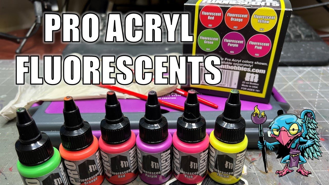 Обзор флуоресцентного лака Pro Acryl - HC 434