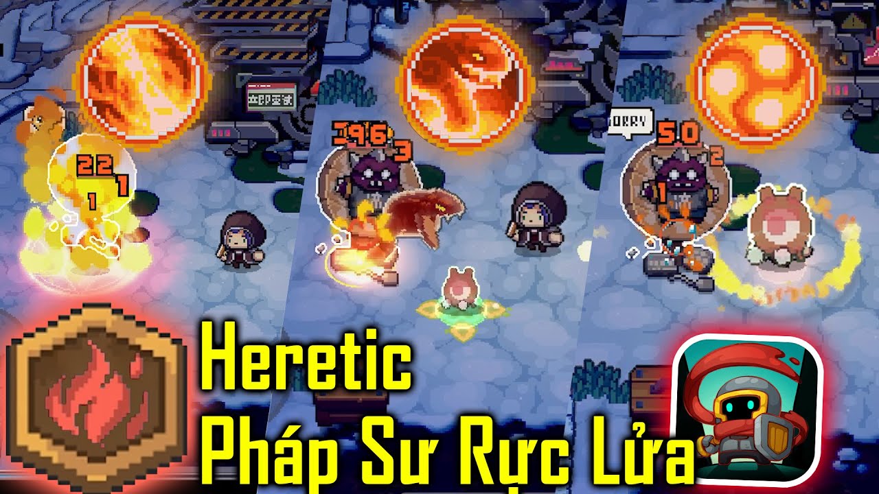 Heretic Skill Showcase (Pyromancer + Animancer) | Soul Knight Prequel!