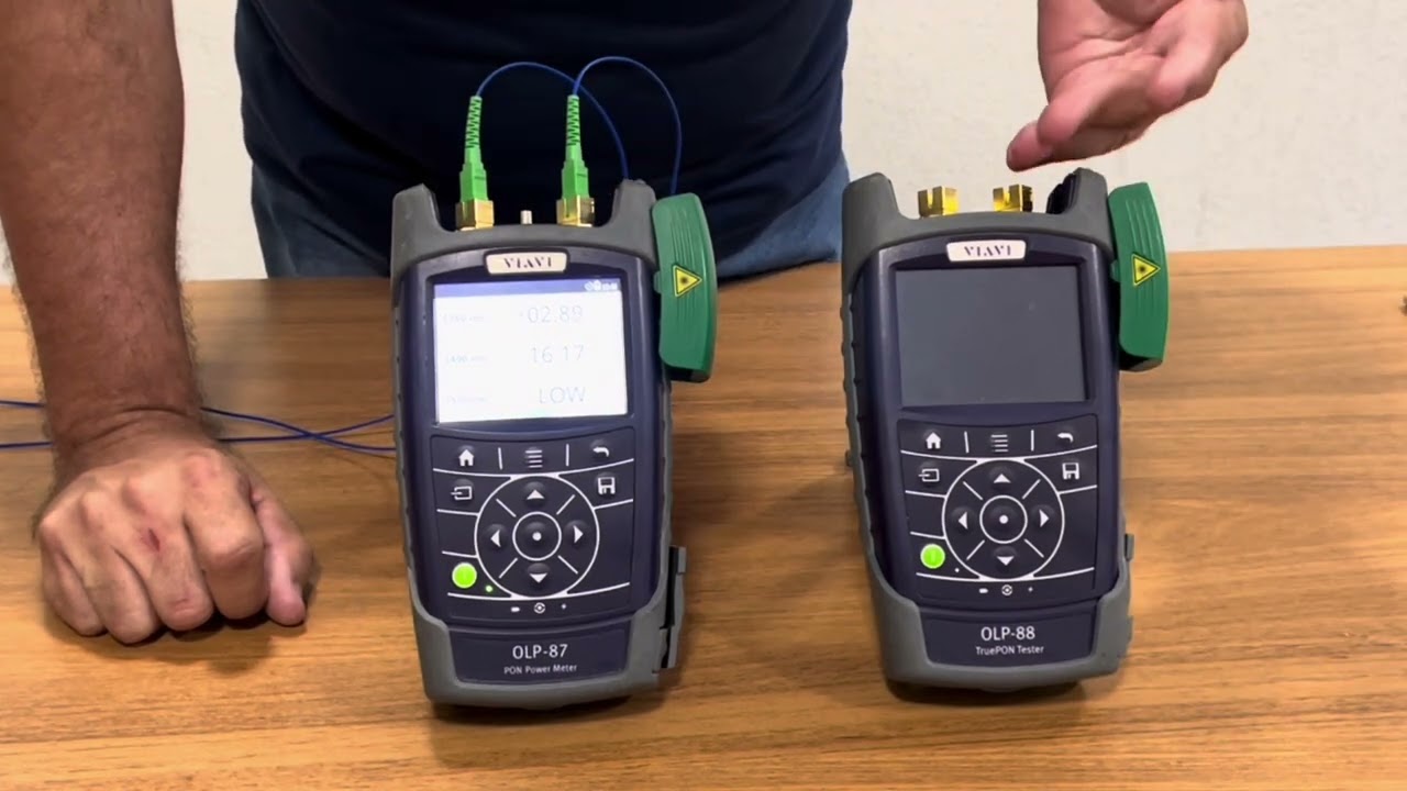 Power Meter Viavi OLP-87 e OLP-88: Identificação de Portas em Redes GPON/XGPON