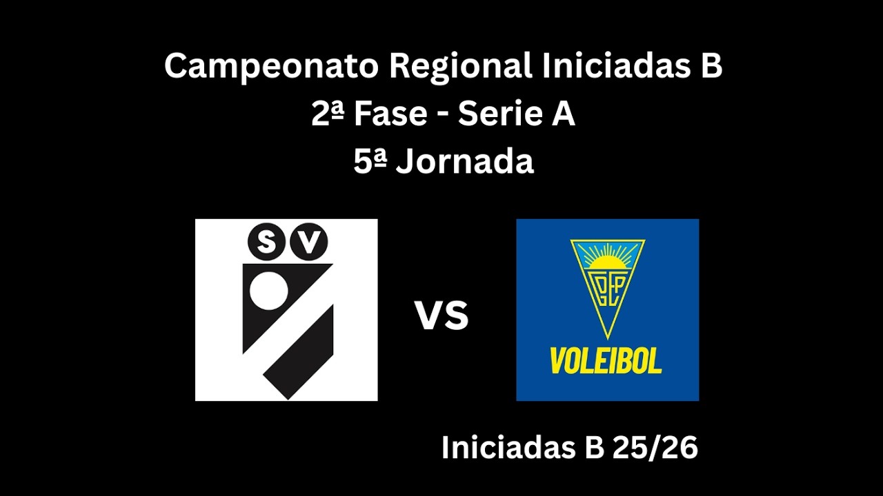 Campeonato Regional Iniciadas B - Divisão C / 2ª Fase / Série A - 5ª Jornada