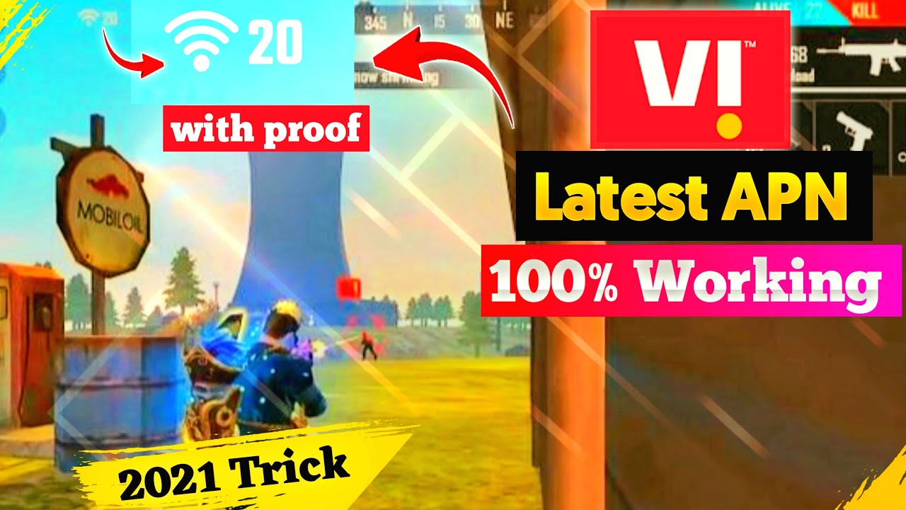 How To Solve High Ping In Free Fire | Free Fire Ping Problem | VI APN Settings For Free Fire