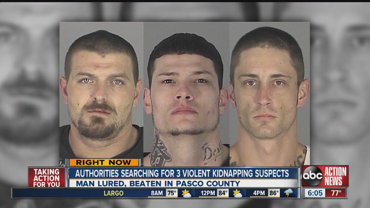 Manhunt continues for violent kidnapping suspects in Pasco County