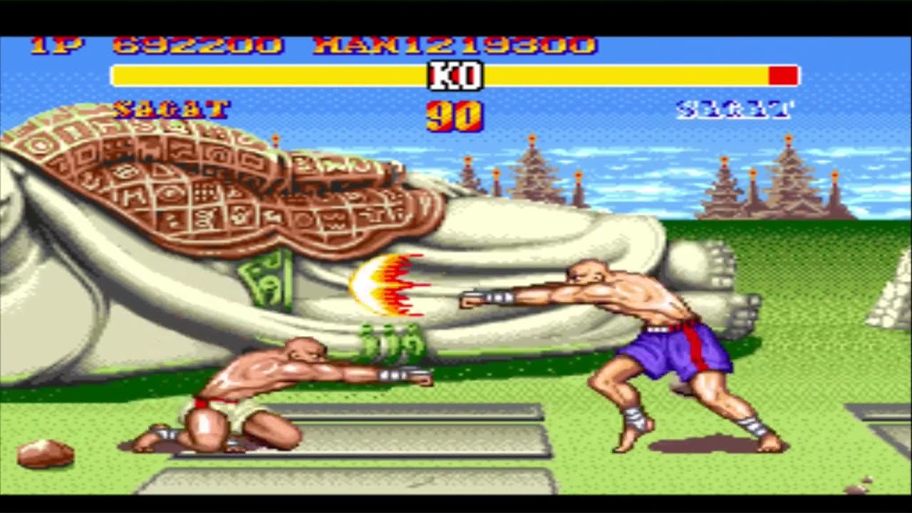 Street Fighter 2 The World Warrior + Sagat - (MEGA DRIVE) - Level 8 - 1 Cc - Mode Hyper
