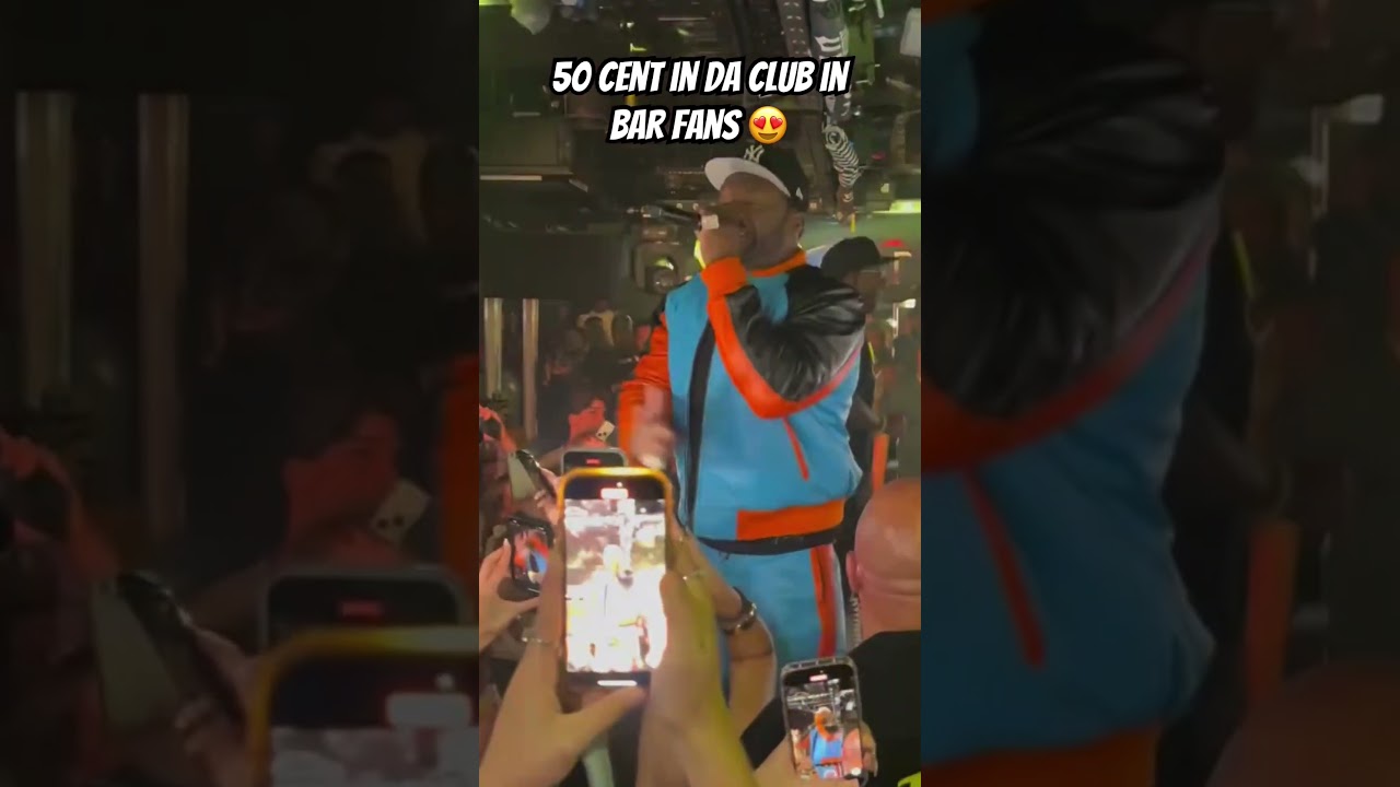50 cent in da club in bar fans 😍 #hiphop #music #rap #hiphopisreal #50cent #snoopdogg #rapstar