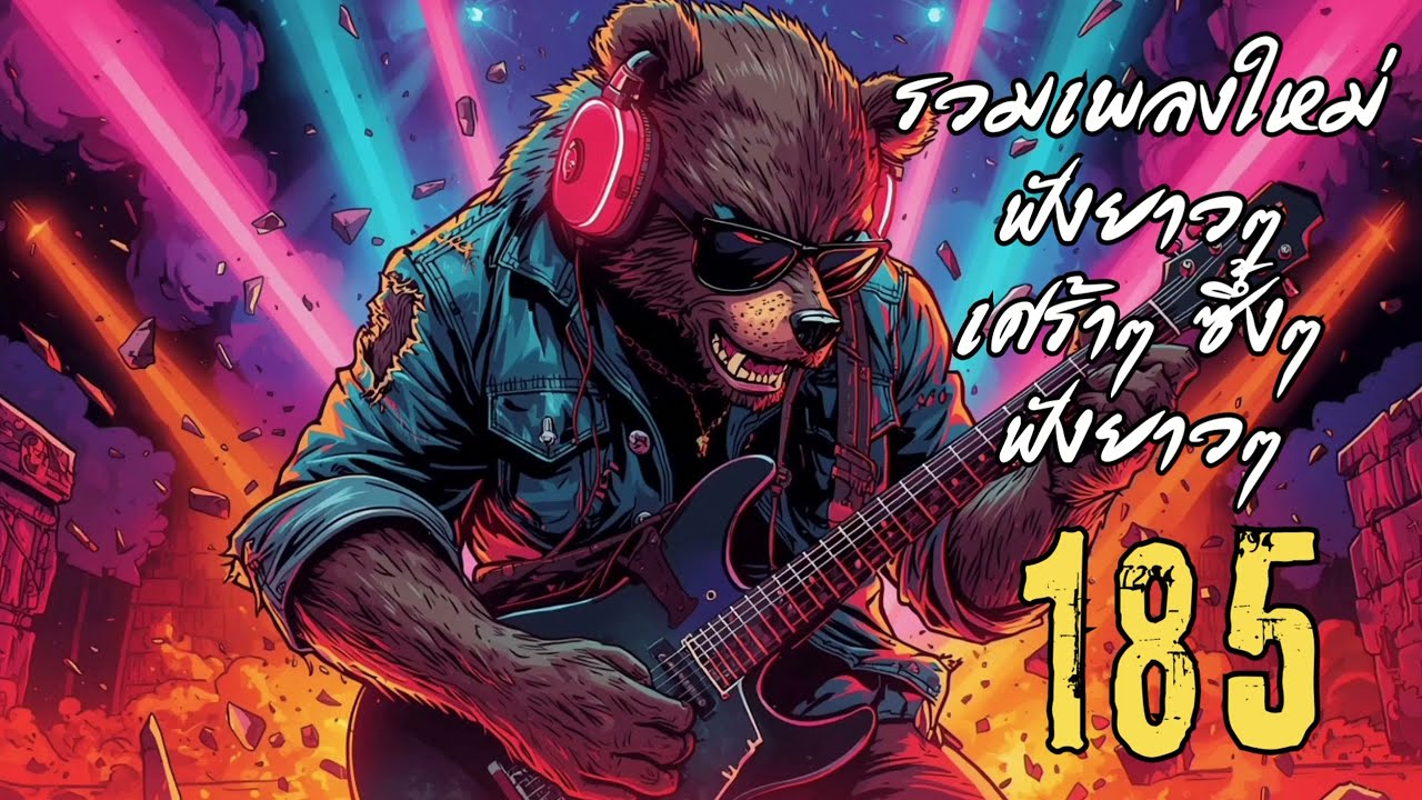 รวมเพลงช้า 🎶 ซึ้ง  เศร้า  อกหัก  ฟังยาวๆ ⏳ Vol.185 | Chillz-Bob-Bear 🐻