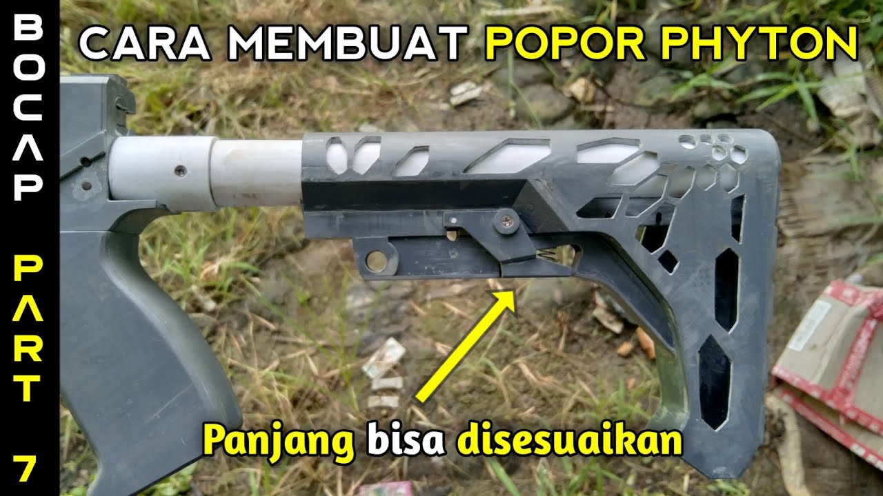BOCAP KW: CARA MEMBUAT POPOR BELAKANG MODEL PHYTON DARI PIPA PVC