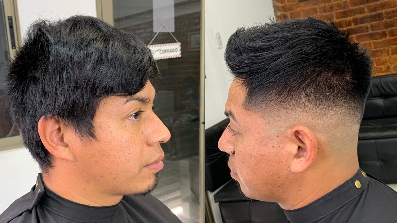 COMO HACER UN DEGRADADO EN EL PELO  PASO A PASO - CORTES DE PELO HOMBRE 2021
