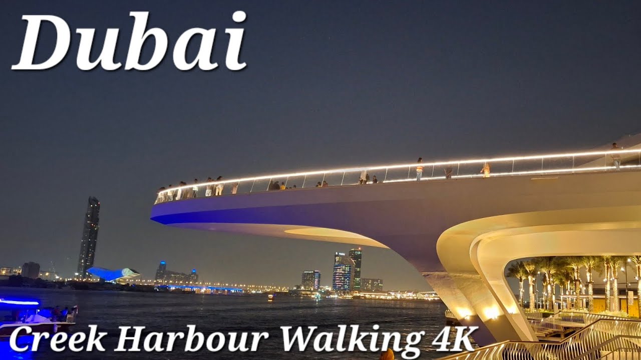 [4K] - Walking Tour Of Dubai Creek Harbour ⭐️ 🌠 Discovering The City's Of Beauty #dubai #walkthrough