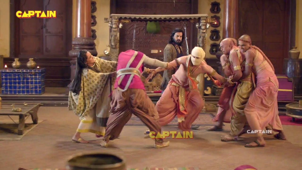 आखिर क्यों बांधी गई पंडित रामा कृष्ण के चेहरे पर पट्टियाँ - तेनाली रामा - EP. 686, 680, 689