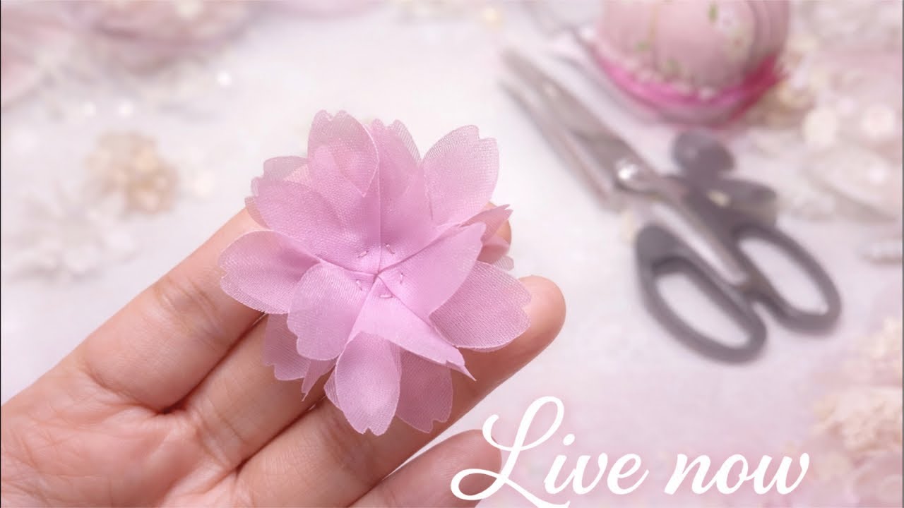 Handmade Fabric Flowers | Live Craft Session