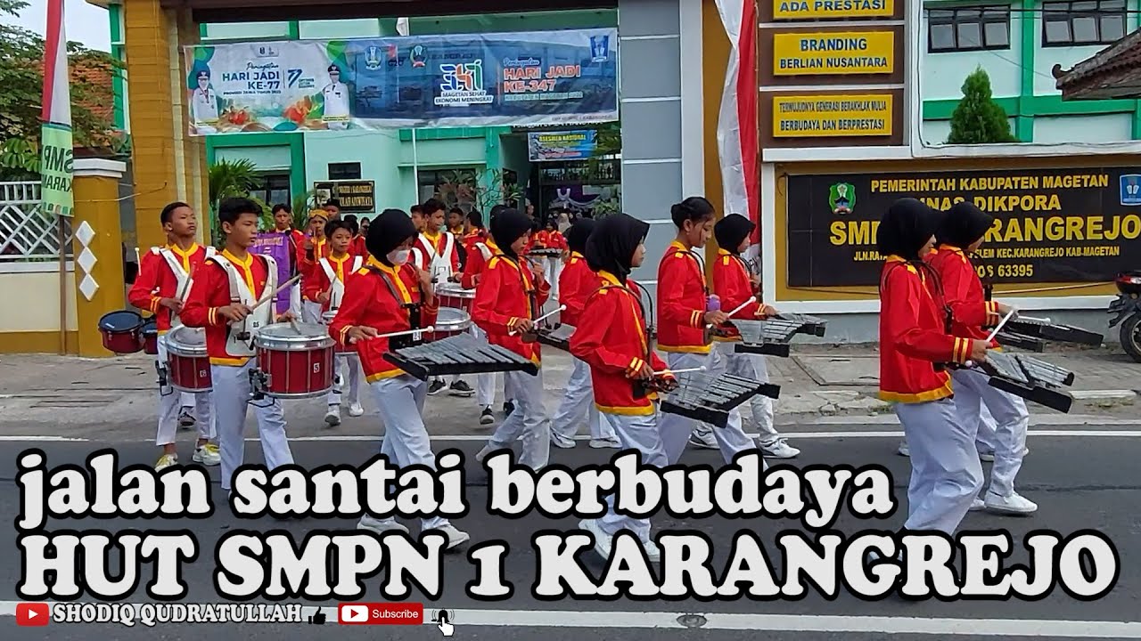 JALAN SANTAI BERBUDAYA HUT SMPN 1 KARANGREJO 2022