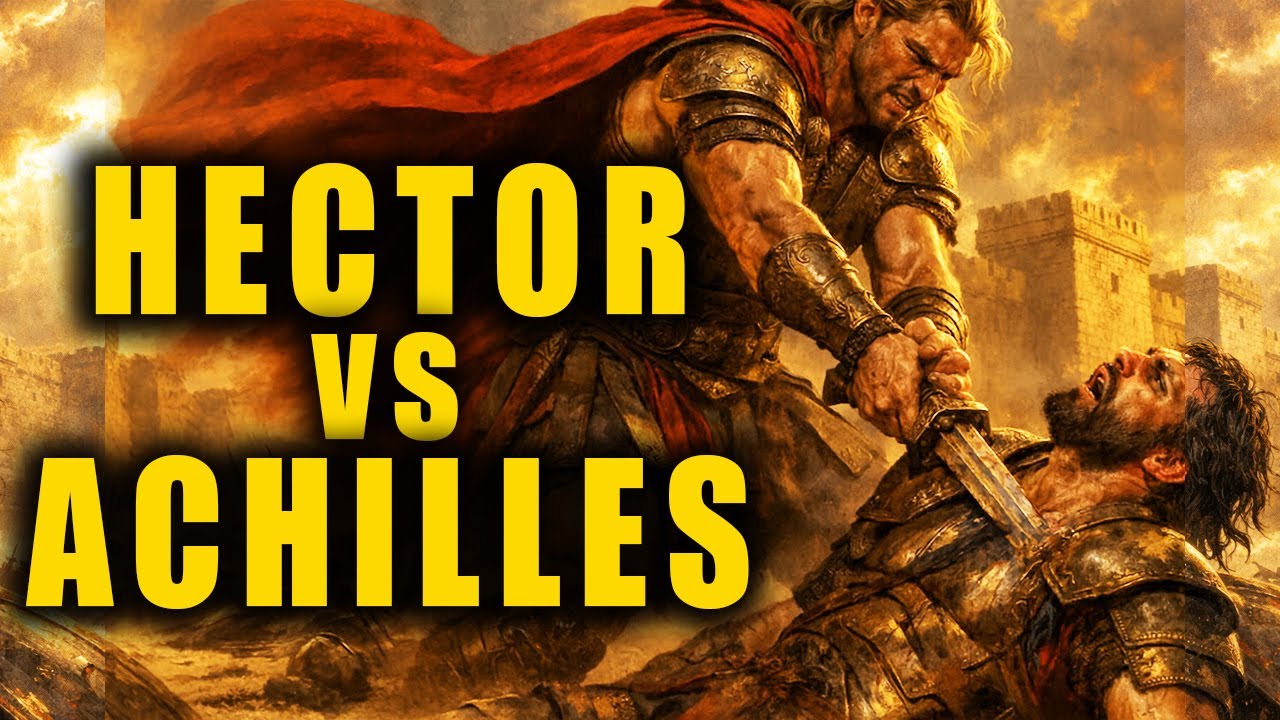 Achilles vs Hector Epic Duel in Battle of Troy | Greek Mythology
