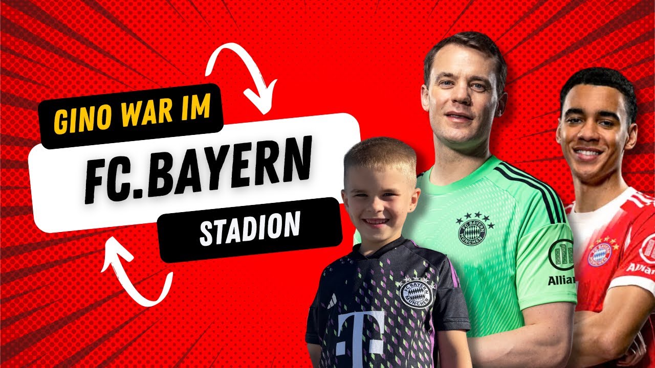 Ein Tag als Profi: Gino im FC Bayern Stadion
