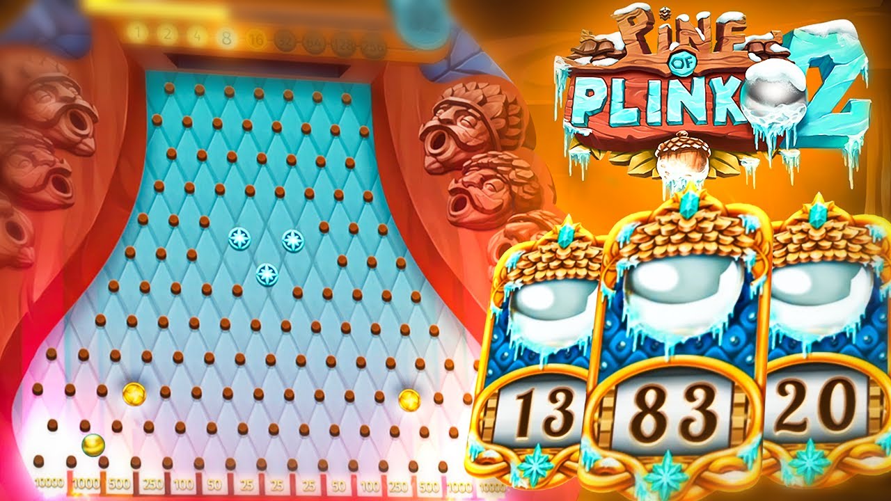 THIS ONE BONUS DROPPED SO MANY BALLS&hellip; INSANE WIN ON PINE OF PLINKO 2!!