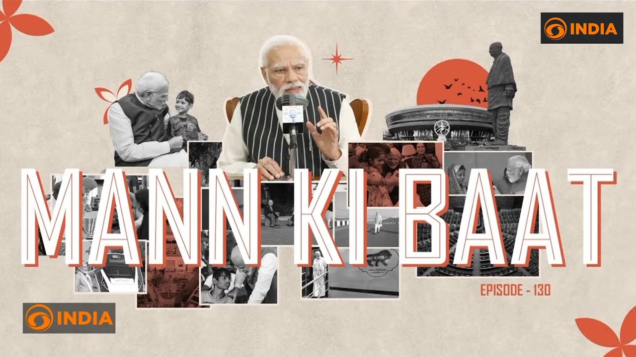 AI-Generated English translation of PM Narendra Modi's Mann Ki Baat | Episode - 130