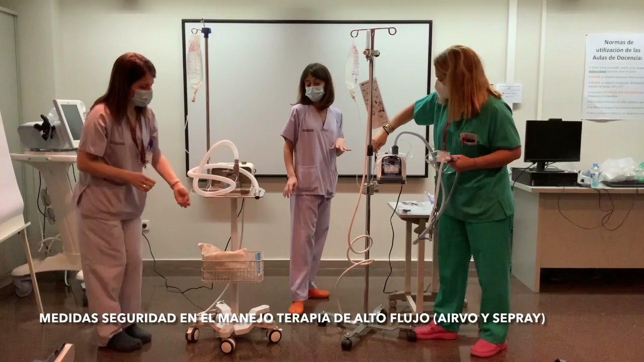 2 Medidas de seguridad en el manejo de la terapia de alto flujo (AIRVO Y SEPRAY)
