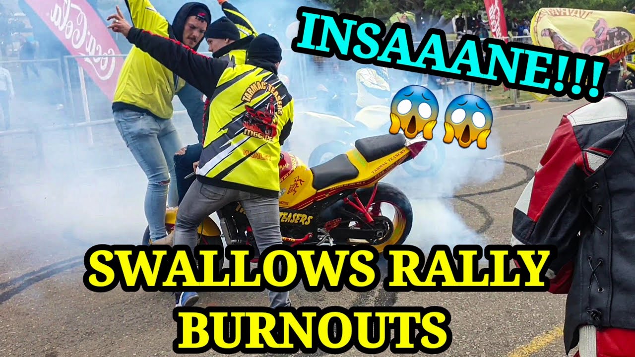 MOTORCYCLE BURNOUTS GALORE AT SWALLOWS RALLY 2023!!! 🏍💨🔥
