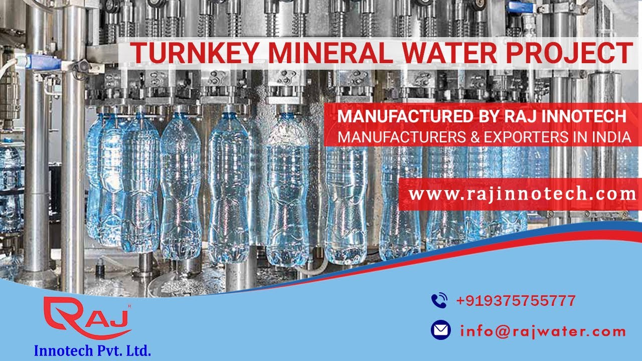 Turnkey Mineral Water Project | Trunkey Mineral Water Plant | Raj Innotech Pvt. Ltd. | Rajkot- INDIA