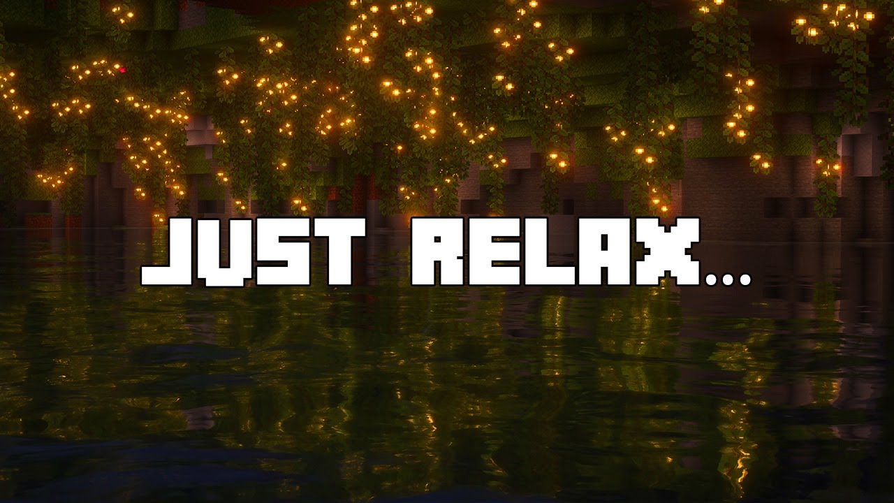 fall asleep without worries… (minecraft music w/ water sounds)