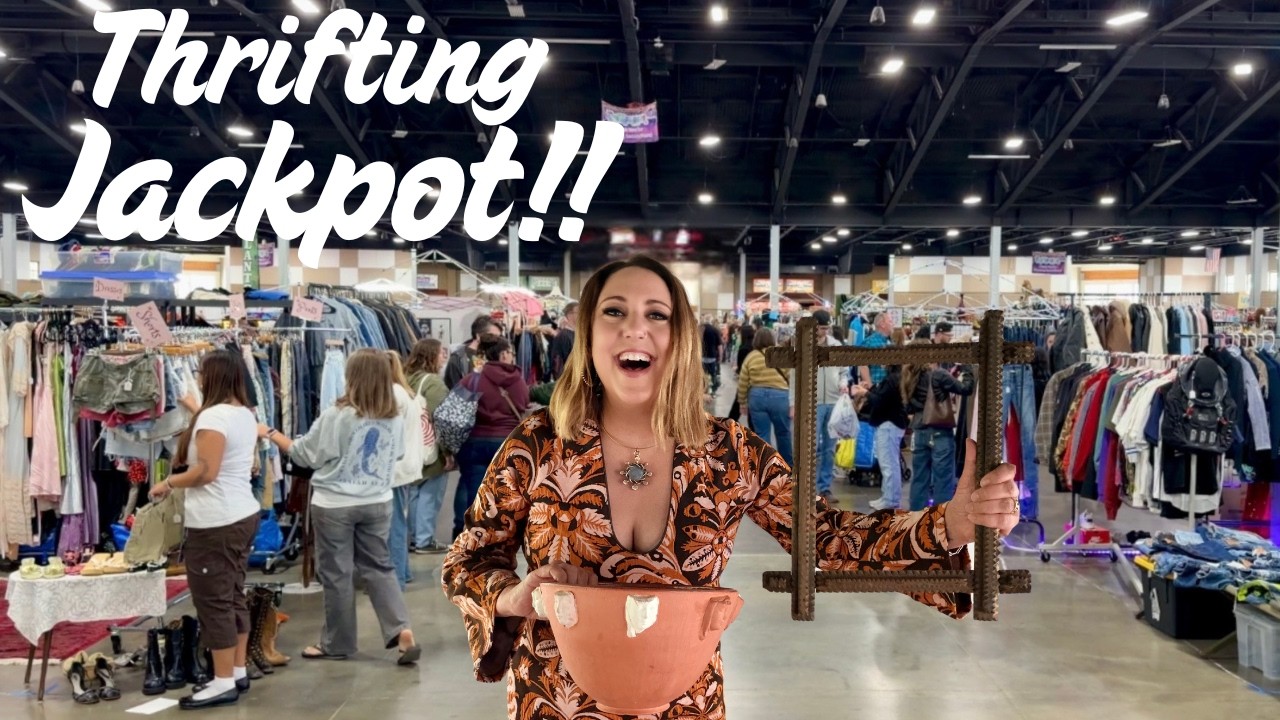 WE HIT THE JACKPOT! 🎰 Thrift Sourcing & Huge Vintage Haul