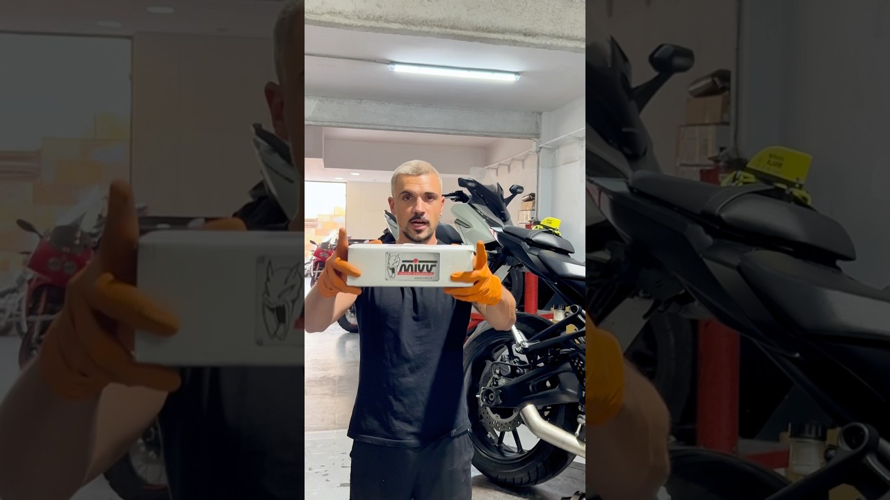 Catalizador MIVV opcional!💥💥 #botafogomotos #mivv #yamaha #mt07 #shorts