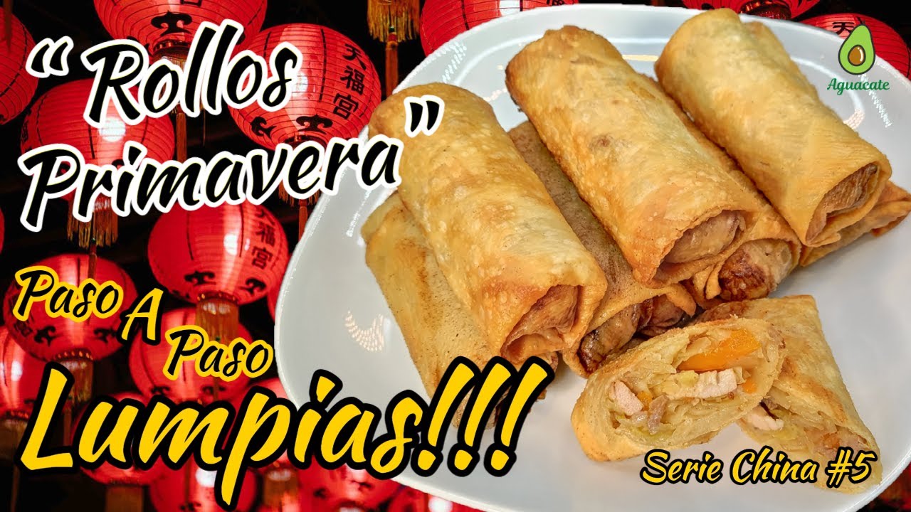 Como Hacer Rollitos Primavera Lumpias Rollos Primavera Receta Facil