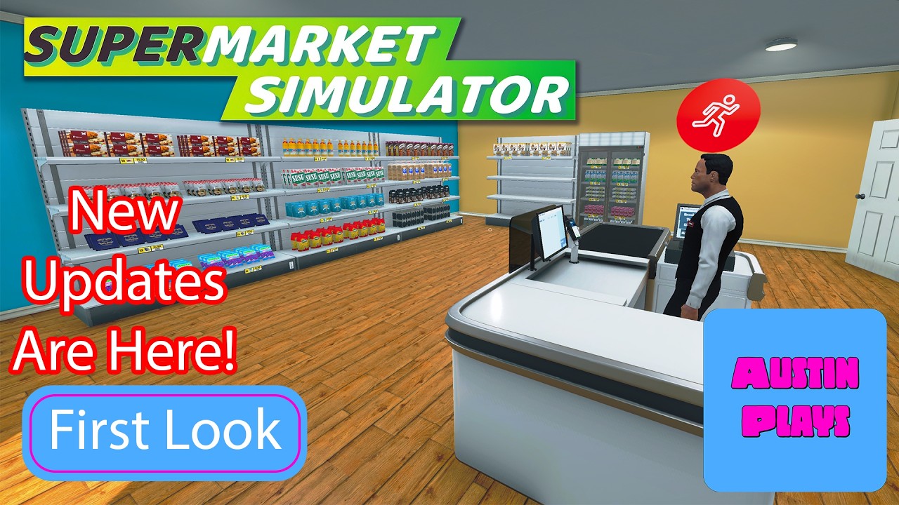 Supermarket Simulator ВСЁ изменил! НОВАЯ система обучения сотрудников и обновления! Часть 7