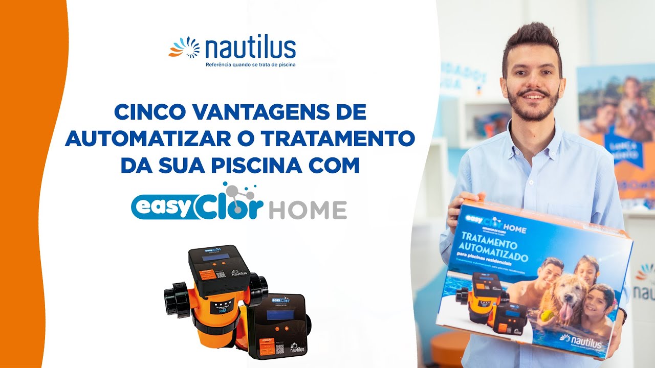 Cinco vantagens de automatizar o tratamento da sua piscina com EasyClor® Home
