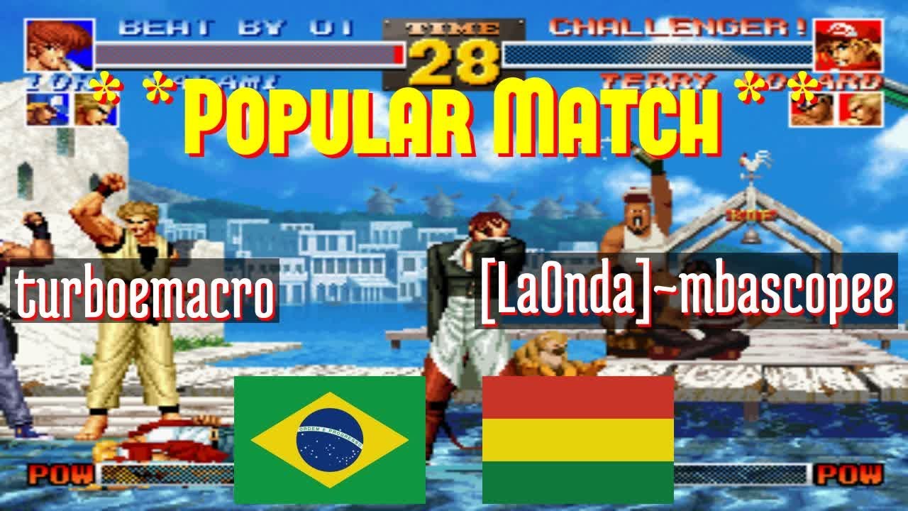 FT10 @kof95: turboemacro (BR) vs [LaOnda]~mbascopee (BO) [King of Fighters 95 Fightcade] May 15