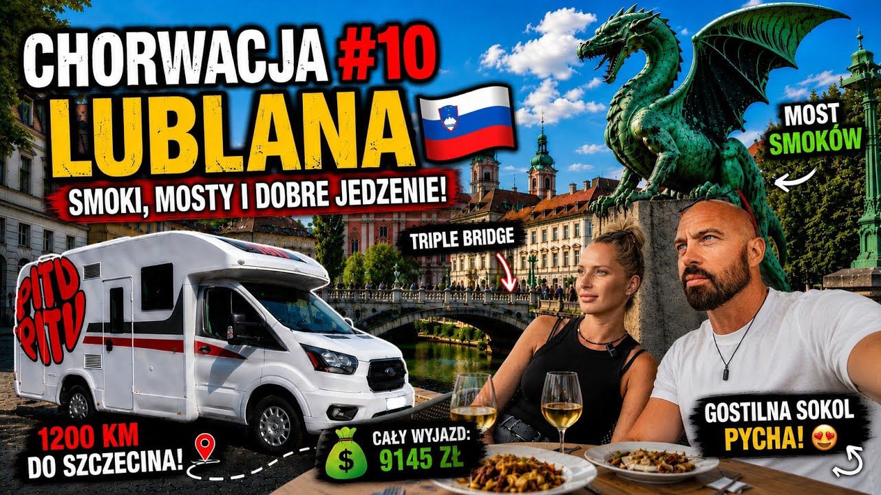CHORWACJA #10 | LUBLANA | Najpiękniejsza stolica Bałkan&oacute;w? Sprawdzamy! | vlog 265
