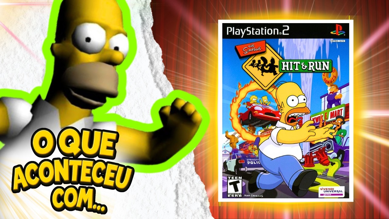 REVELADO! O MOTIVO de SIMPSONS Hit & Run 2 NÃO EXISTIR