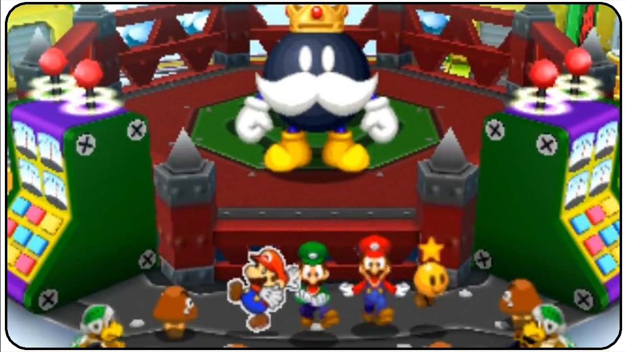 Mario & Luigi Paper Jam Walkthrough Part 45 Bob-omb Boss Battle