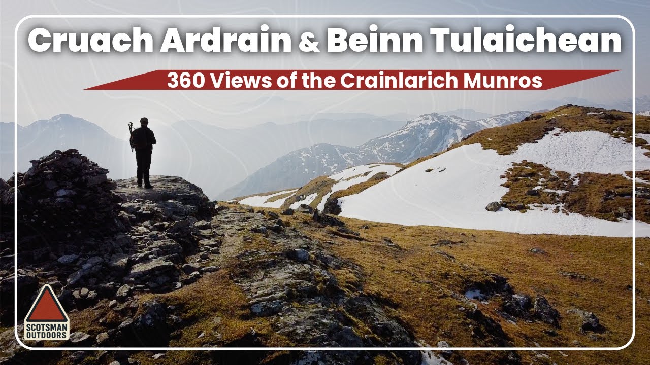 Snowy Solo Scottish Mountain Route | Cruach Ardrain & Beinn Tulaichean