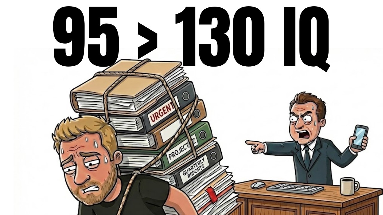 Why 130 IQ People Work for 95 IQ Bosses (And Stay Poor)