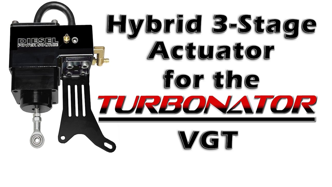 DPS Turbonator VGT Hybrid | 6.7 Cummins Turbo, альтернативный вариант актуатора с моторным тормозом.
