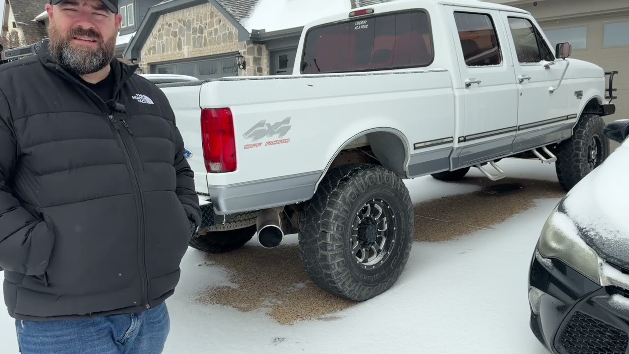 Snowflake vs. Texas Freeze — 97’ 7.3 Powerstroke Cold Start - No Glow Plug Mercy!