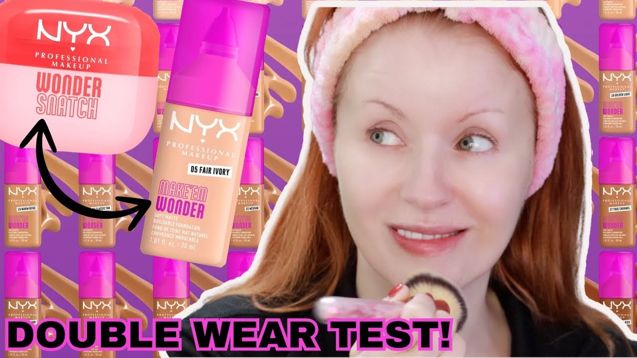 Тестирование новой косметики NYX: тонального крема Make'em Wonder Soft Matte Foundation и рассыпч...