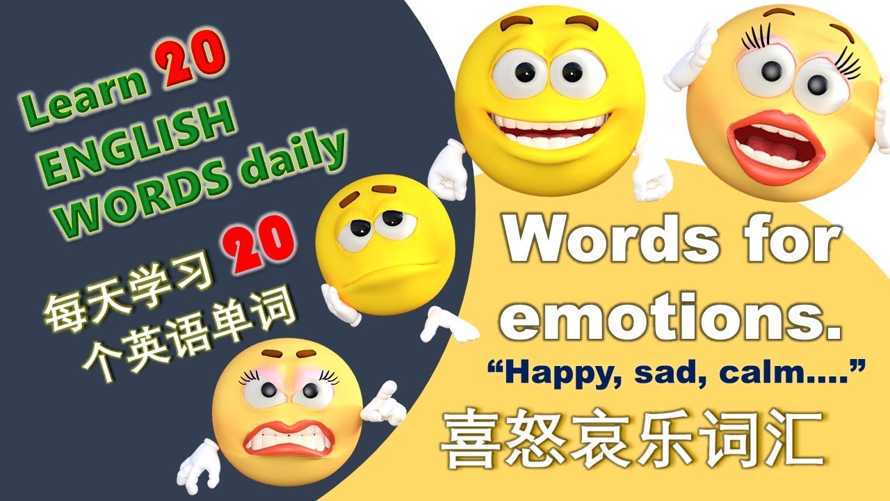 Lesson 11) 感受和情感的基础英语词汇I Essential English Words for Feelings and Emotions | Beginner Vocabulary I