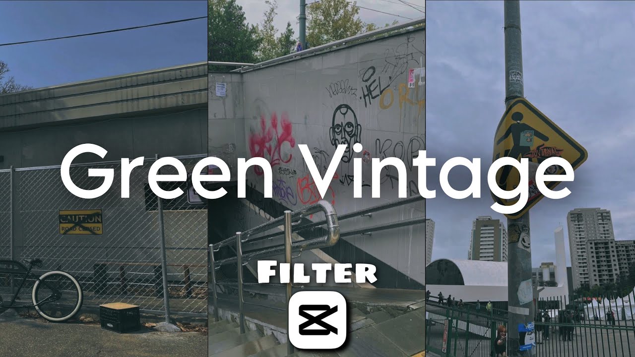 Tutorial filter capcut aesthetic part 7 (Green Vintage)