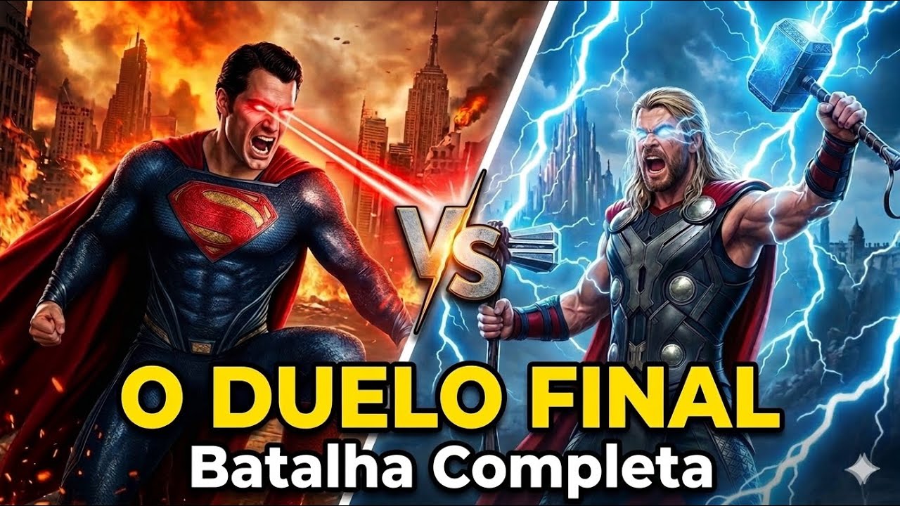 SUPER HOMEN VS THOR: O FINAL QUE A MARVEL NUNCA MOSTRARIA