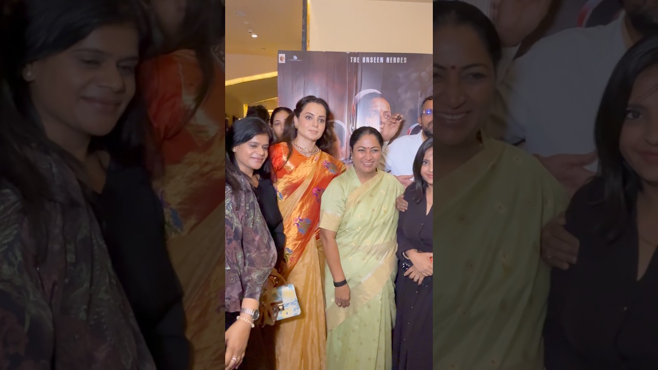 Bollywood Movie Queen Actress Kangana Ranaut with Delhi CM Rekha Gupta for Bharat Bhagya Vidhata