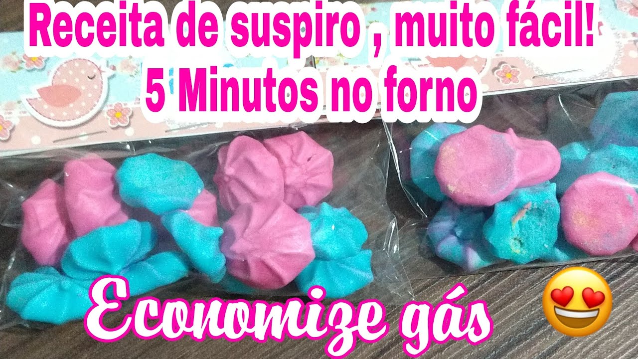 COMO FAZER SUSPIRO RÁPIDO EM 5 MINUTOS. Economize gás!